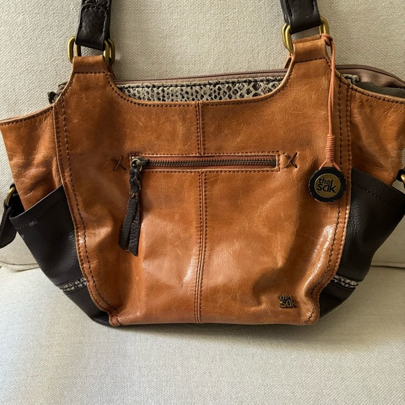 The Sak neutral leather hobo satchel handbag - Picture 6 of 6